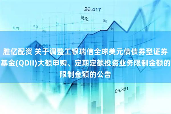 胜亿配资 关于调整工银瑞信全球美元债债券型证券投资基金(QDII)大额申购、定期定额投资业务限制金额的公告