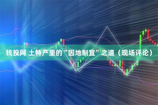 钱投网 土特产里的“因地制宜”之道(现场评论)